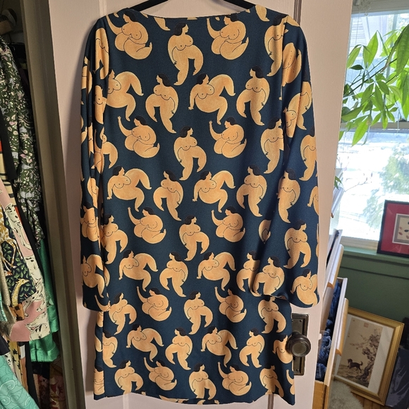 Ottod'Ame Anthropologie Nude Lady Dress Size 6 - Picture 2 of 5